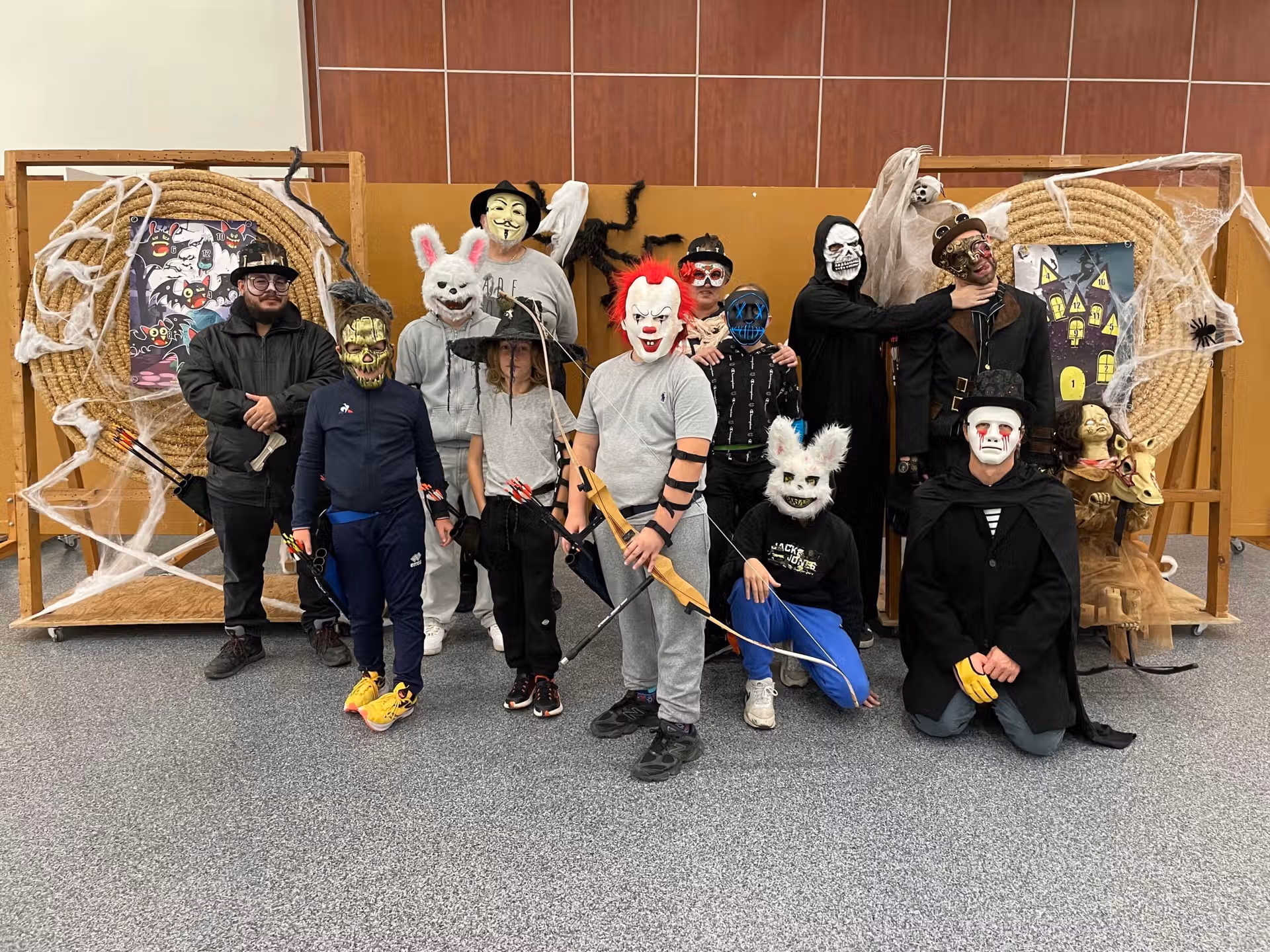 Photo souvenir des Archers de la Tublerie