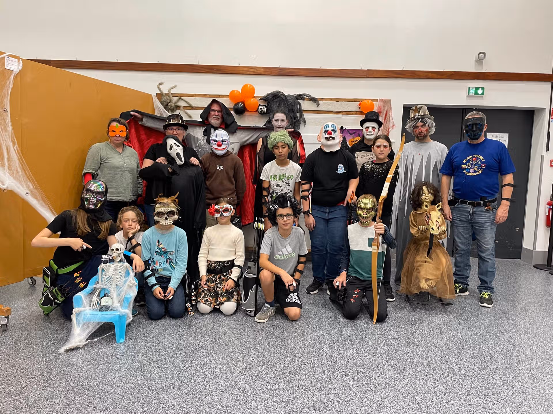 Photo souvenir des Archers de la Tublerie