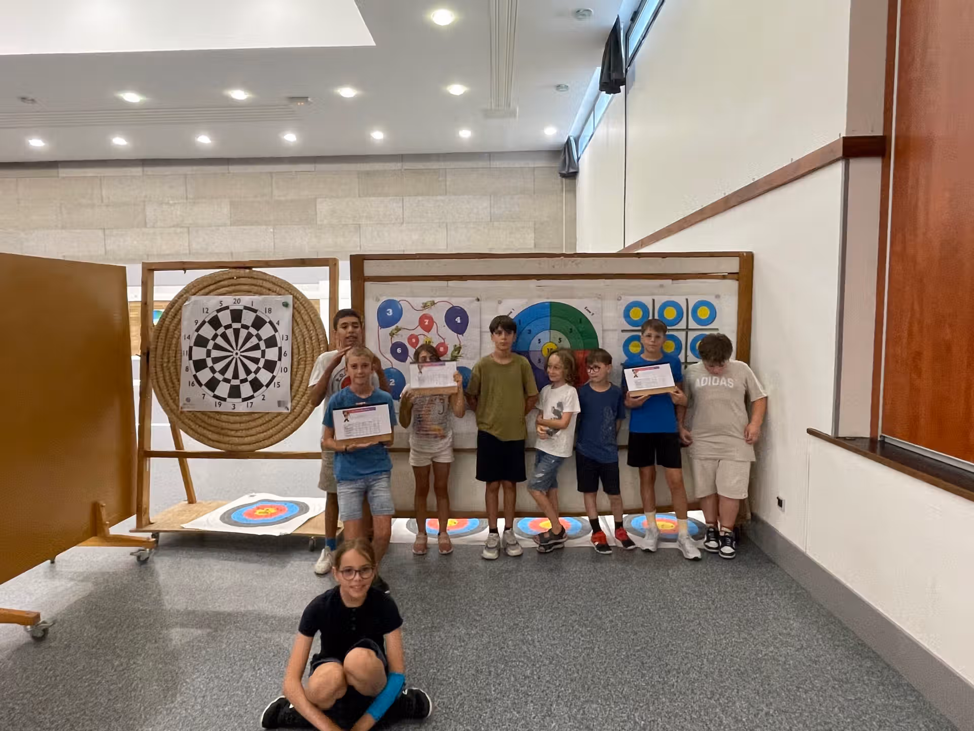 Photo souvenir des Archers de la Tublerie